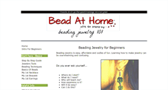 Desktop Screenshot of beadingjewelry101.com